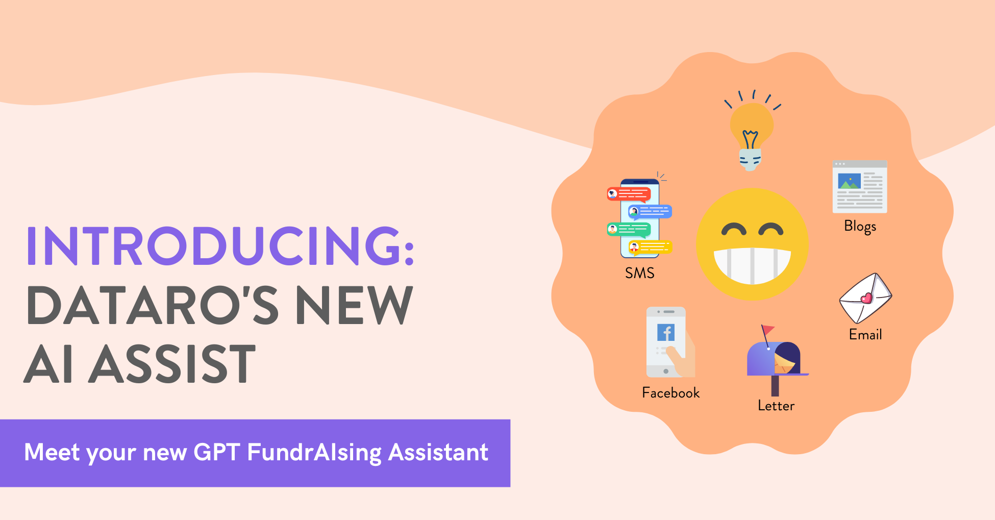 >Streamline Nonprofit Fundraising Content Creation with AI Assist