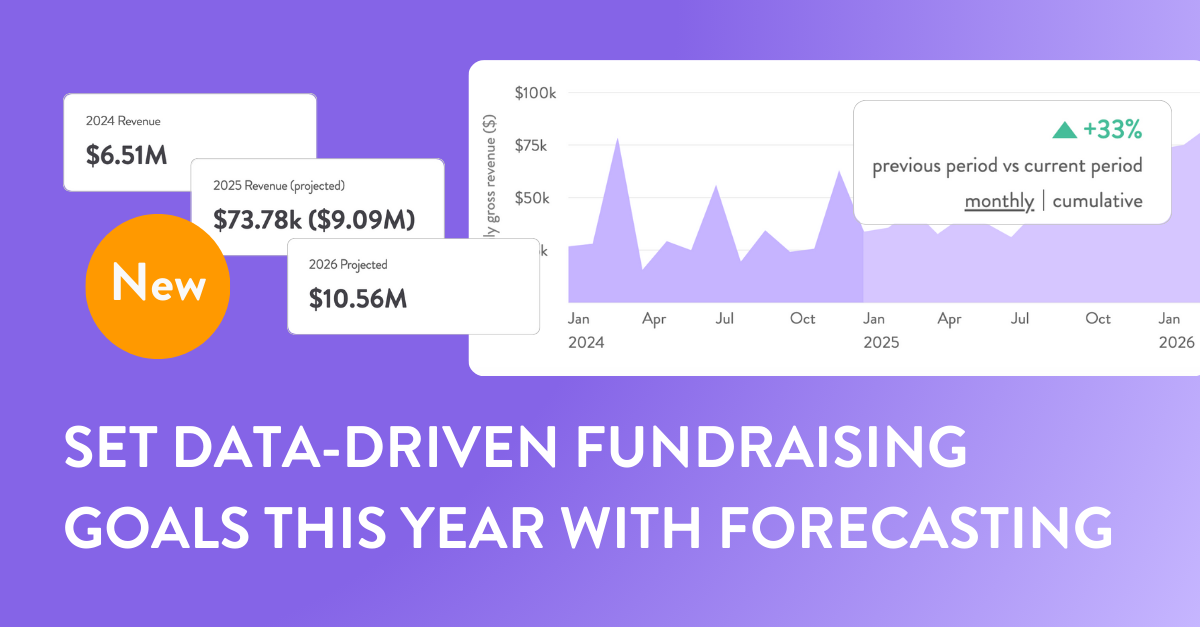 >Set (and hit) data-driven fundraising goals this year with Forecasting